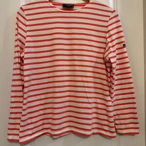 Saint James l’atelier long sleeve top salmon off white Top 100% cotton *flaws